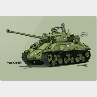 Dogs of War: Sherman Tank Posters and Art
